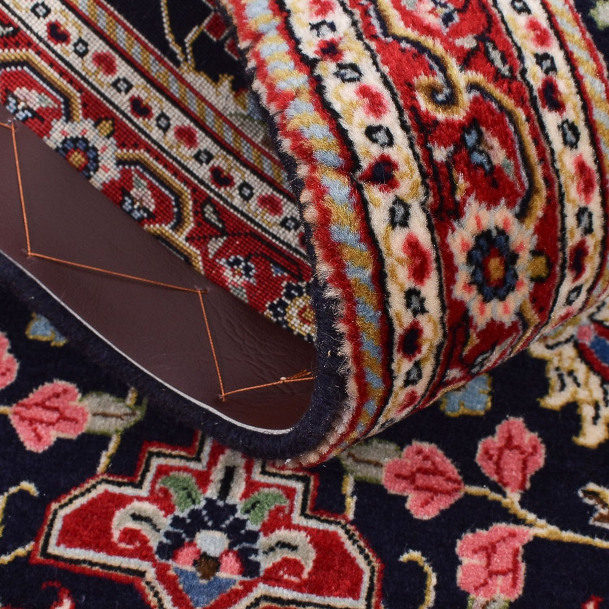 Läufer Perser - Ghom - Royal - 182 x 55 cm - dunkelblau