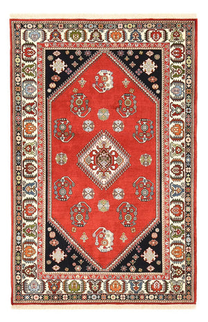 Gabbeh Teppich - Kaschkuli Perser - 203 x 124 cm - rot