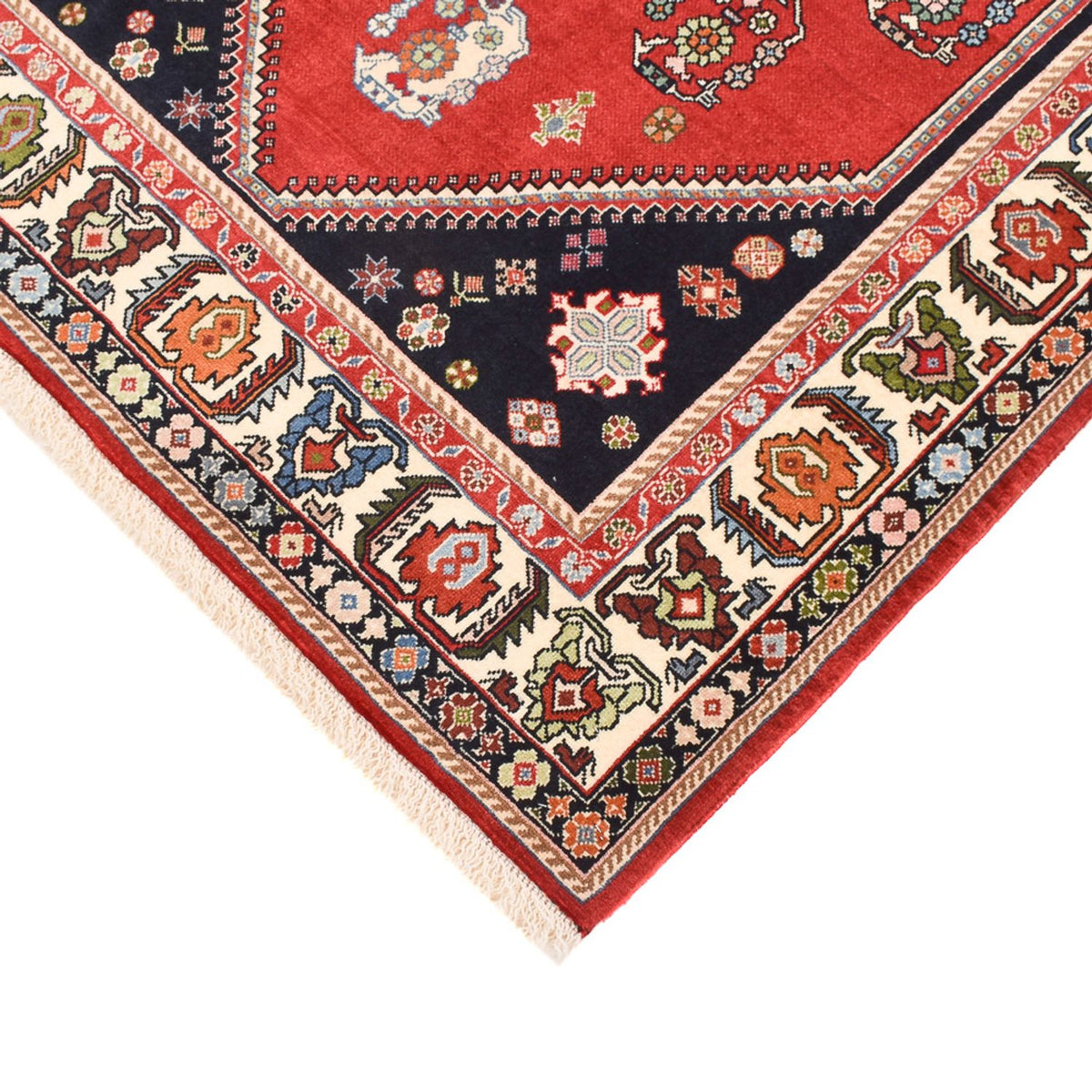 Gabbeh Teppich - Kaschkuli Perser - 203 x 124 cm - rot