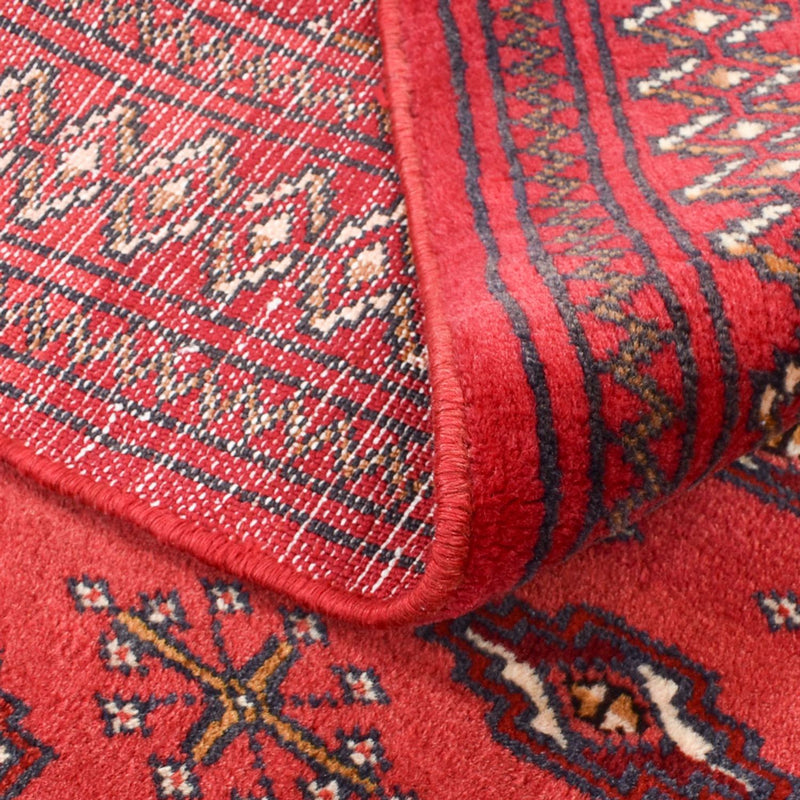 Turkaman Teppich - 138 x 110 cm - rot