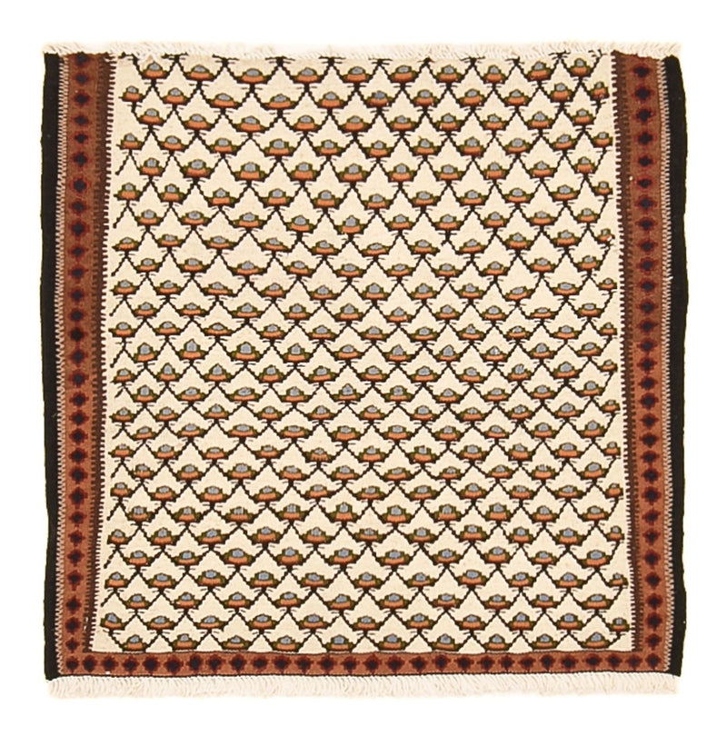 Kelim Teppich - Oriental - 88 x 85 cm - creme