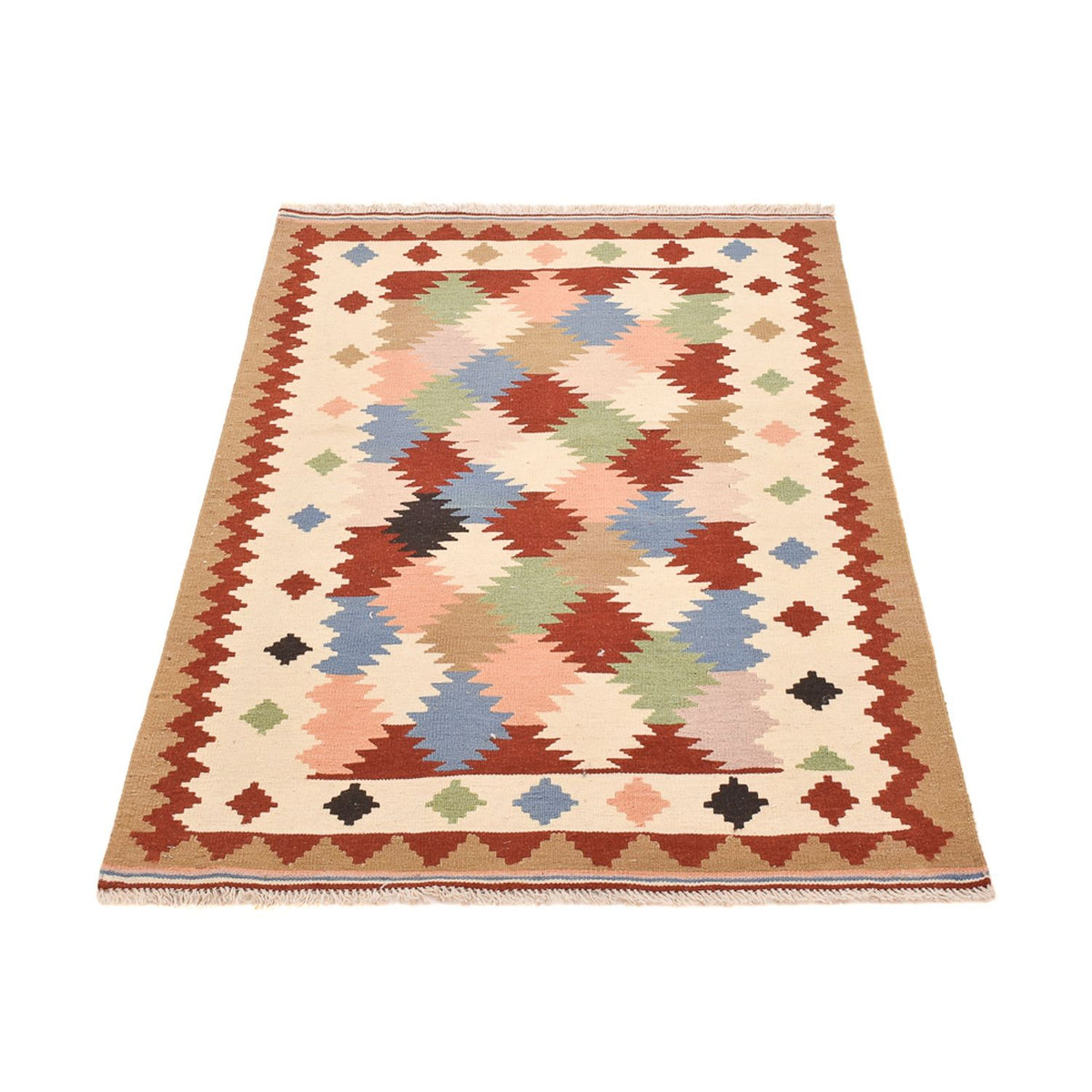 Kelim Teppich - Oriental - 146 x 97 cm - mehrfarbig