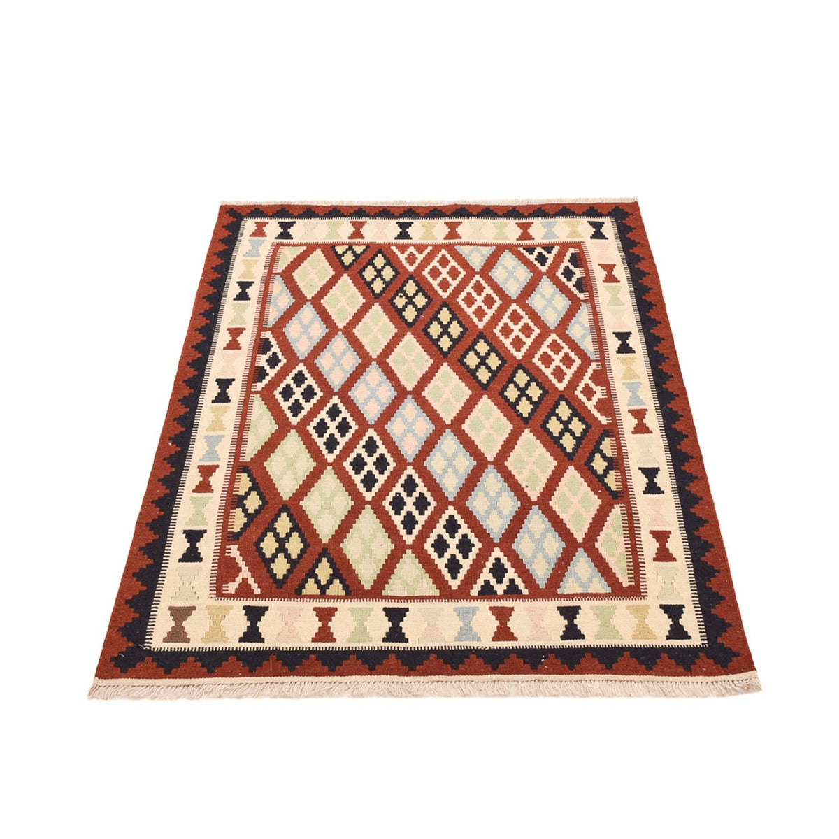 Kelim Teppich - Oriental - 147 x 105 cm - mehrfarbig