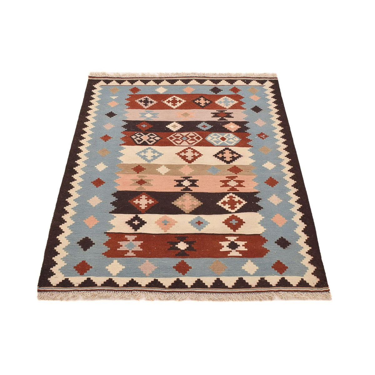 Kelim Teppich - Oriental - 142 x 103 cm - mehrfarbig