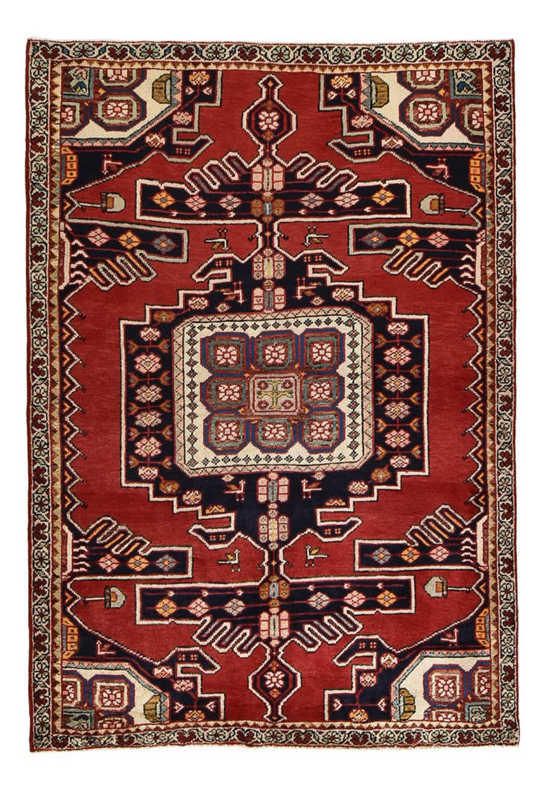 Perserteppich - Nomadic - 192 x 133 cm - rot