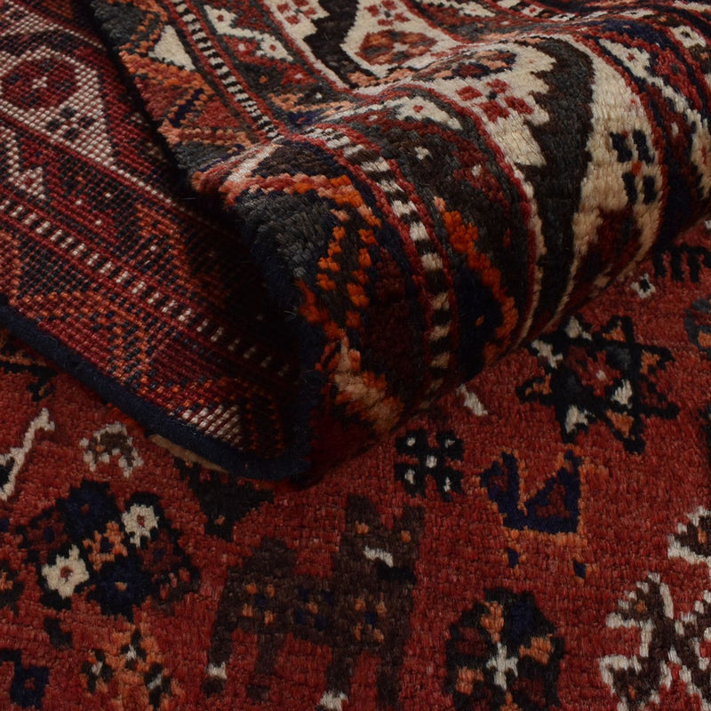 Perserteppich - Nomadic - 281 x 178 cm - rot