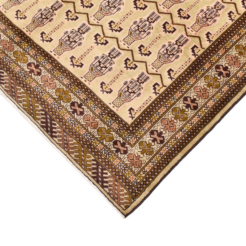 Turkaman Teppich - 213 x 146 cm - hellbeige