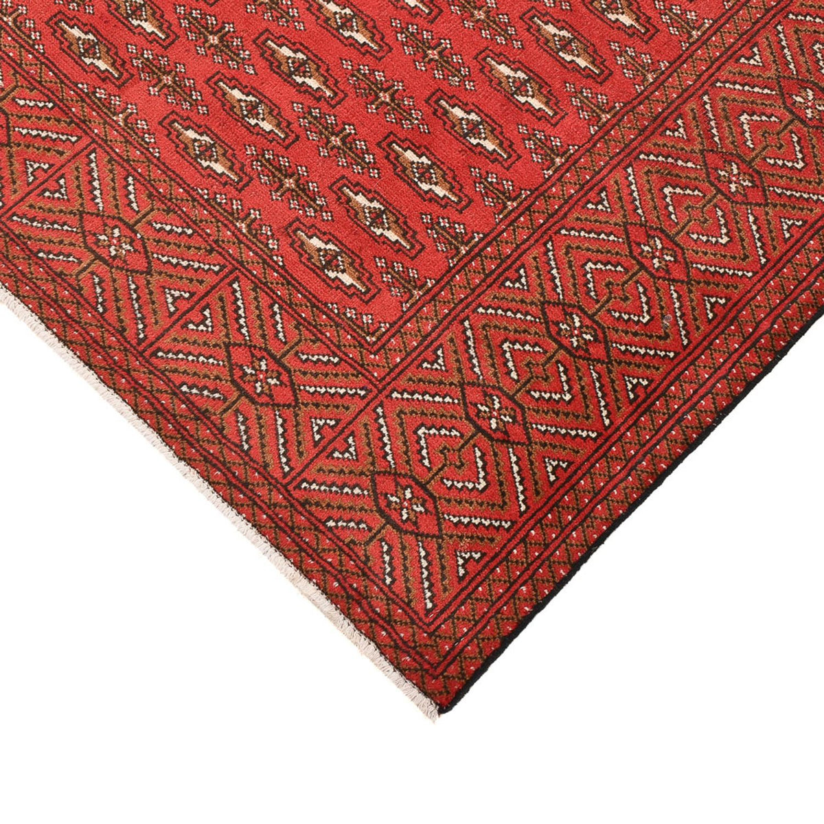 Turkaman Teppich - 186 x 125 cm - rot
