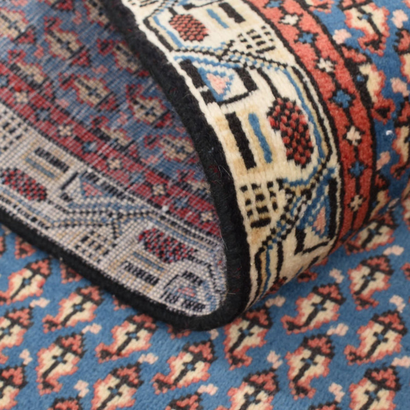 Perserteppich - Mir - 145 x 94 cm - seeblau