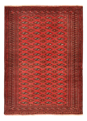 Turkaman Teppich - 138 x 98 cm - rot