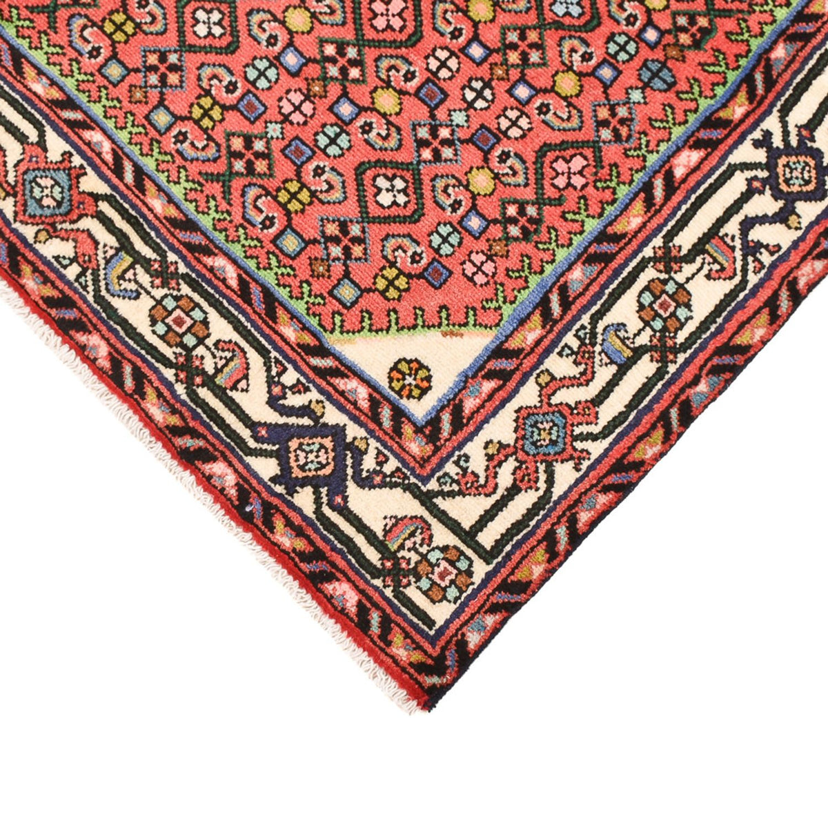 Perserteppich - Nomadic - 132 x 91 cm - rot