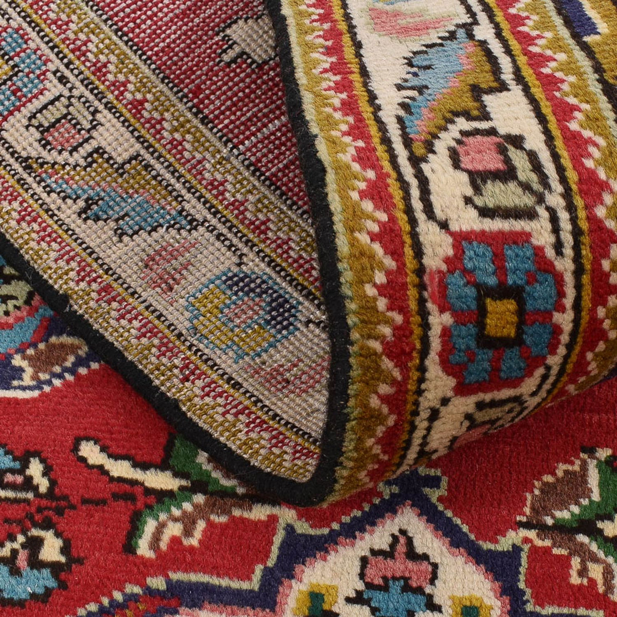 Läufer Perser - Täbriz - 343 x 80 cm - rot