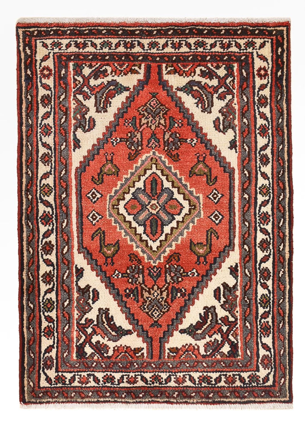Perserteppich - Nomadic - 96 x 70 cm - rot