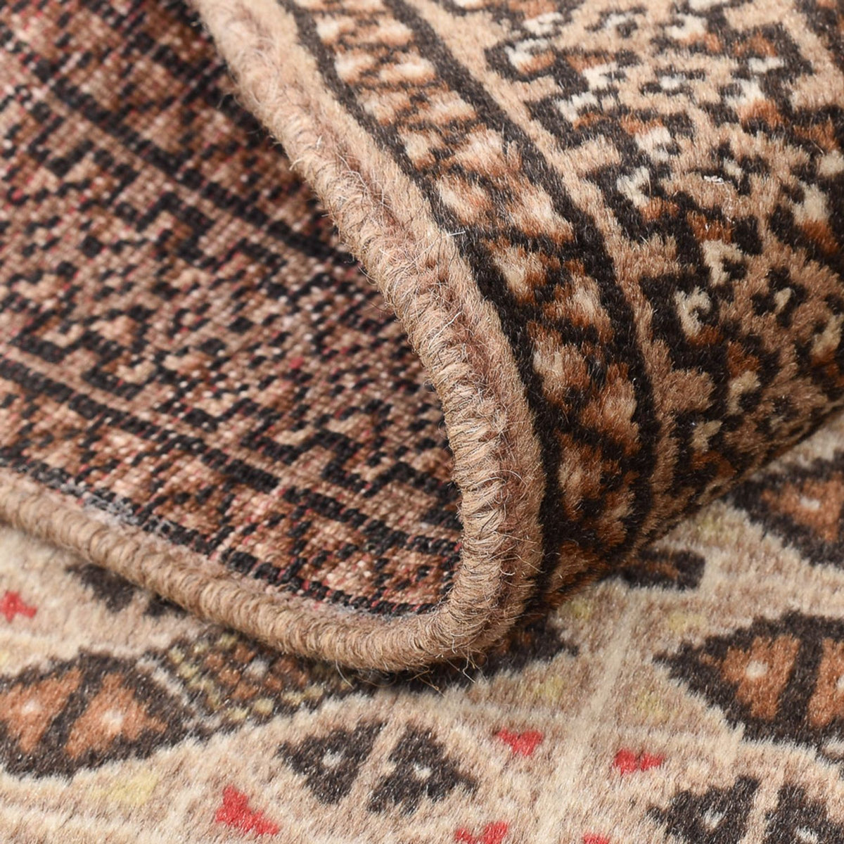 Turkaman Teppich - 117 x 84 cm - sand