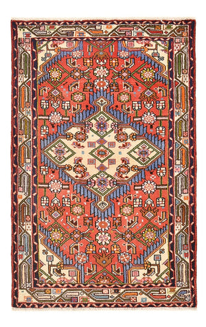Perserteppich - Nomadic - 134 x 81 cm - rot