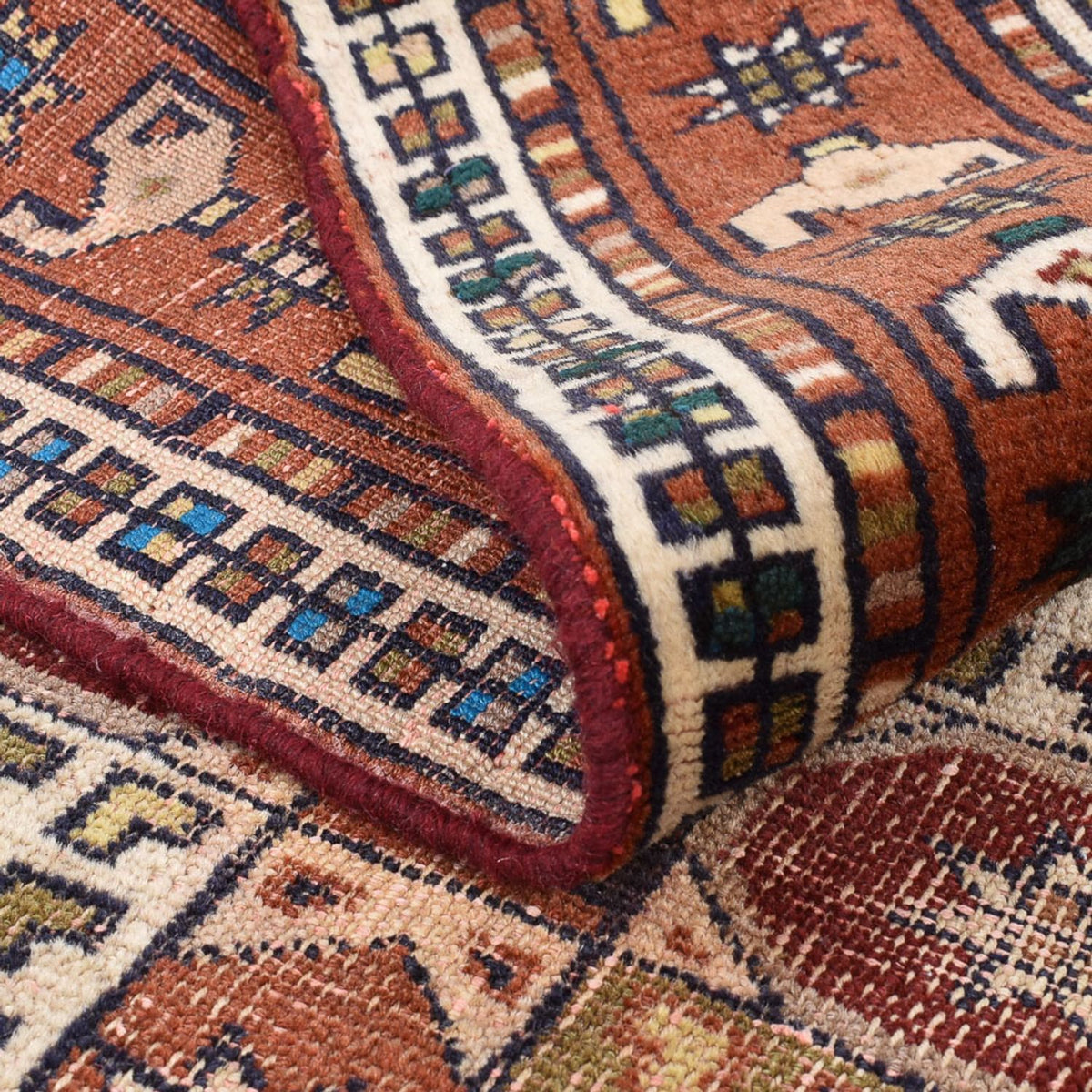 Perserteppich - Classic - 168 x 123 cm - dunkelbeige