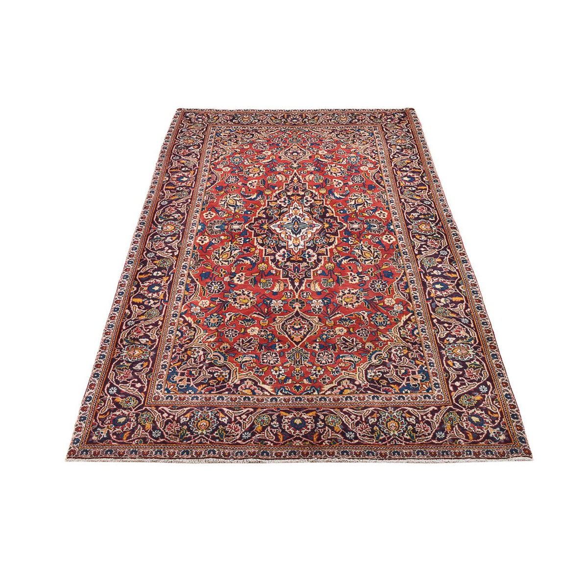 Perserteppich - Keshan - 220 x 136 cm - hellrot
