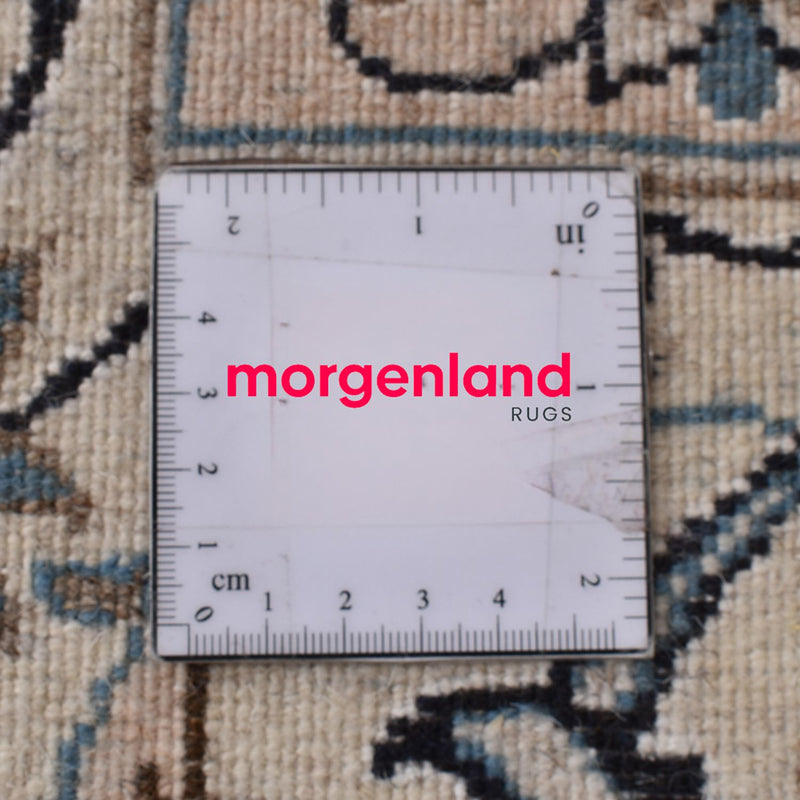 Perserteppich - Nain - 282 x 193 cm - petrolblau