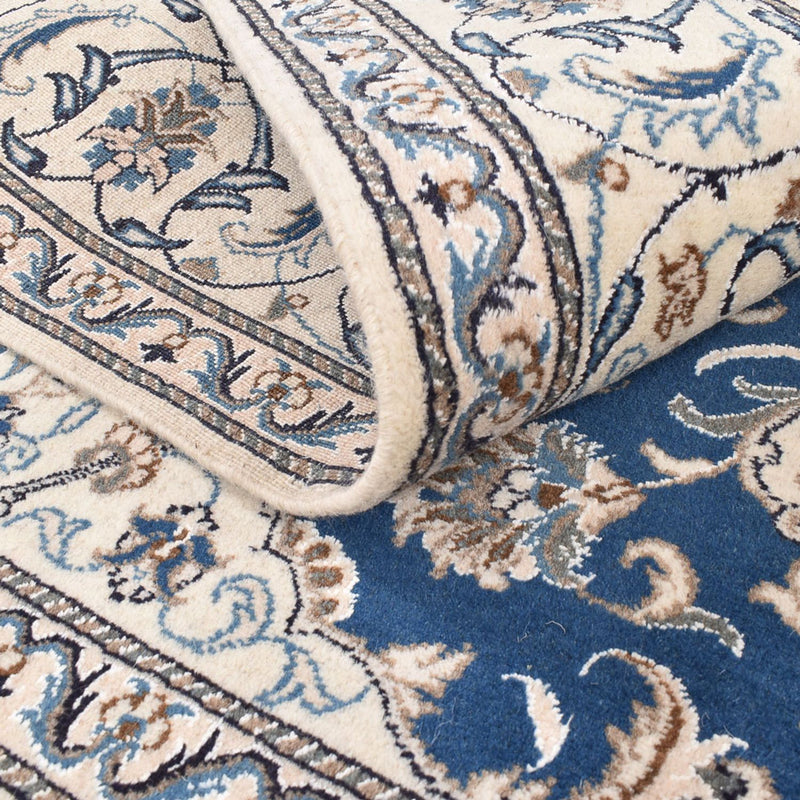 Perserteppich - Nain quadratisch  - 202 x 195 cm - blau