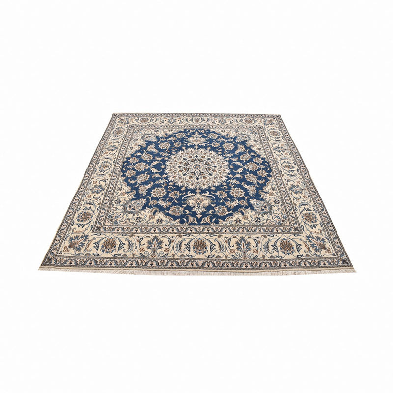 Perserteppich - Nain quadratisch  - 202 x 195 cm - blau