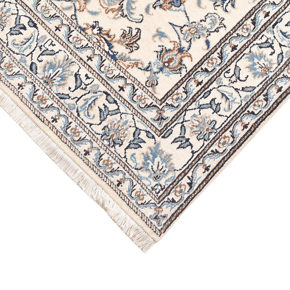 Perserteppich - Nain - 195 x 147 cm - hellbeige