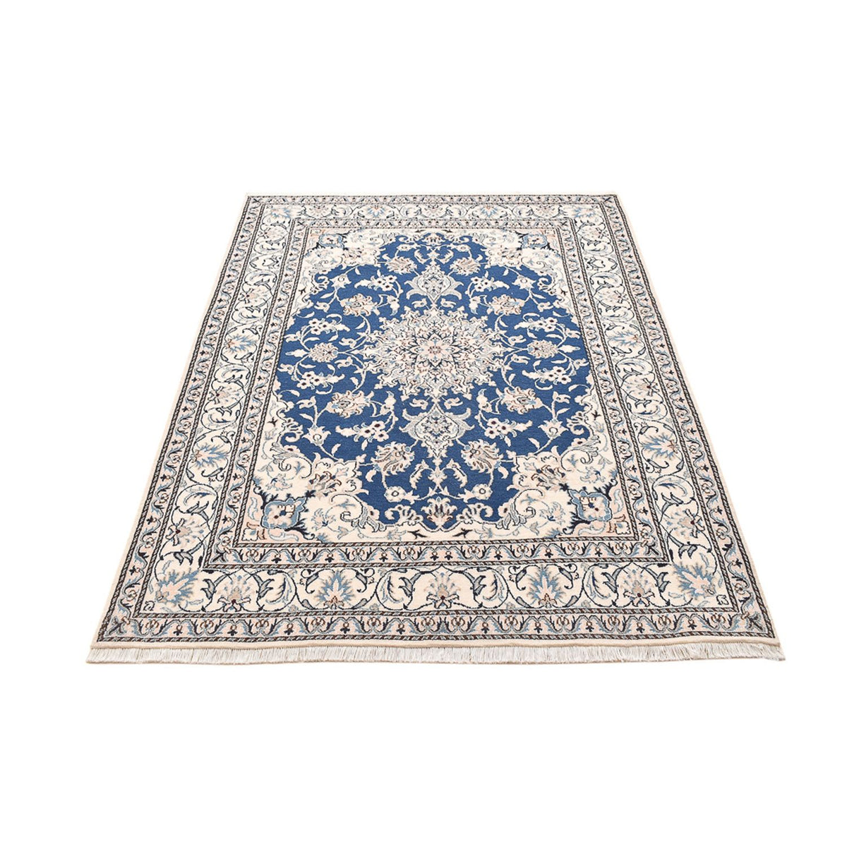 Perserteppich - Nain - 205 x 149 cm - blau