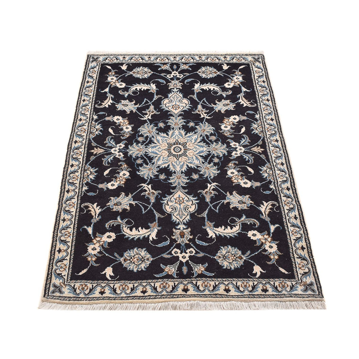 Perserteppich - Nain - 145 x 87 cm - dunkelbeige