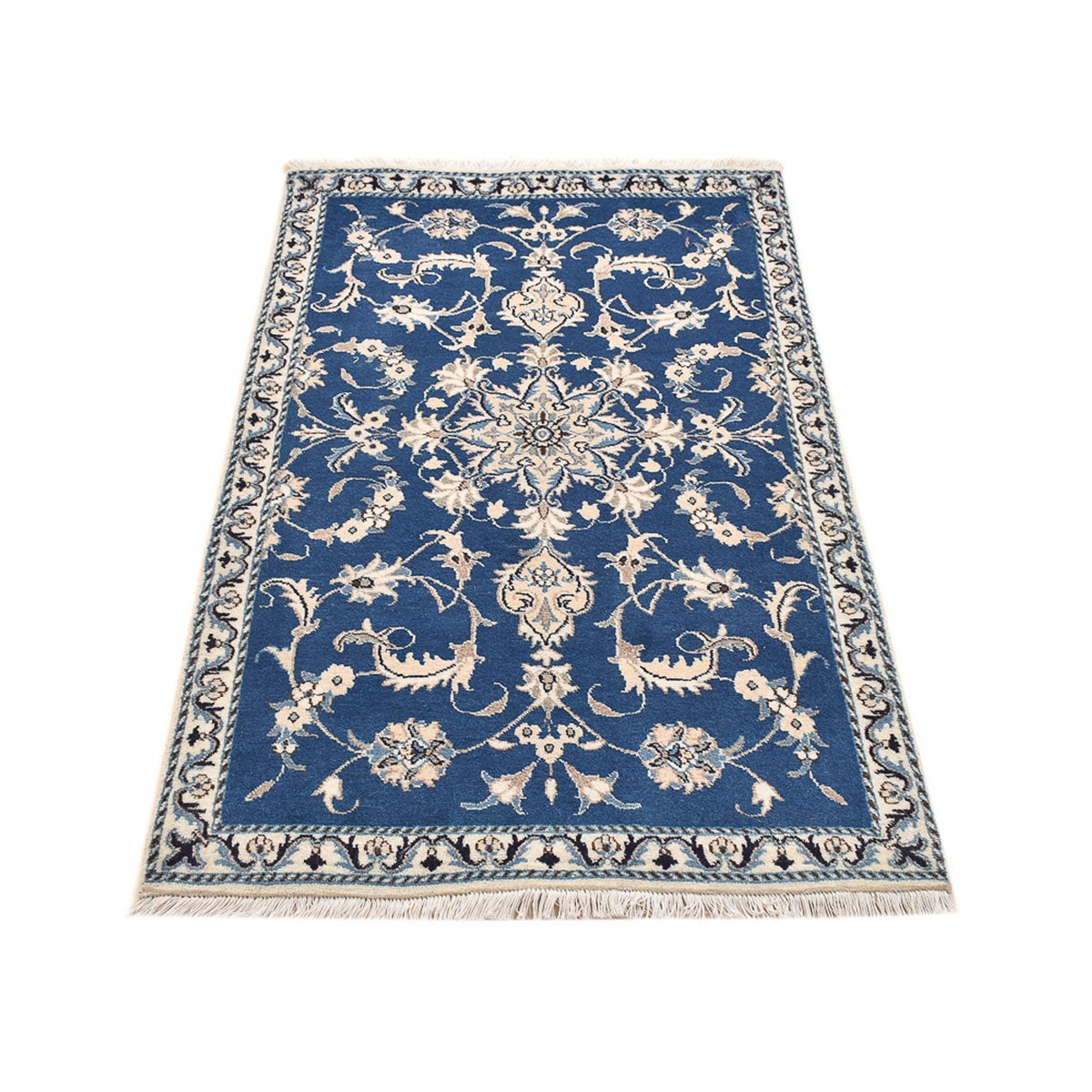 Perserteppich - Nain - 143 x 86 cm - blau