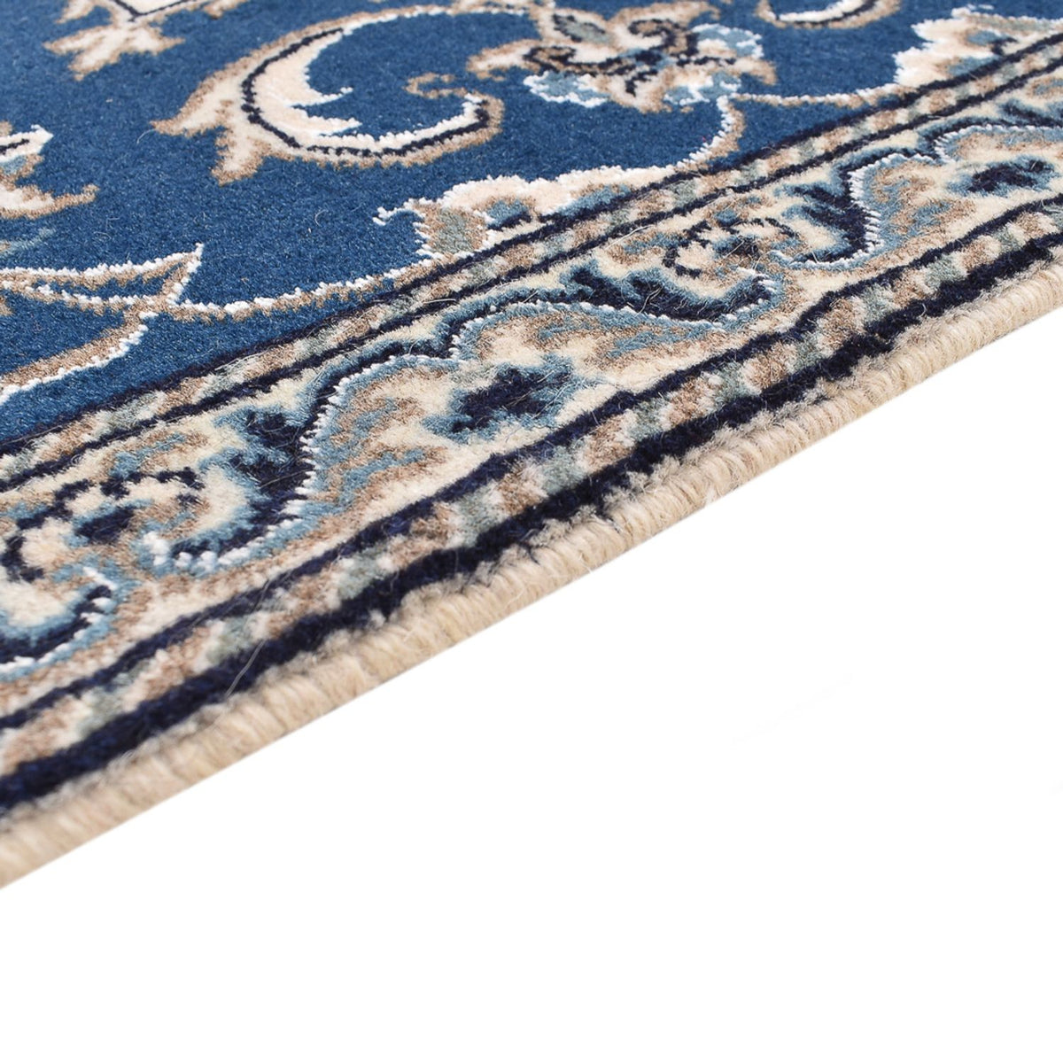 Perserteppich - Nain - 140 x 68 cm - blau