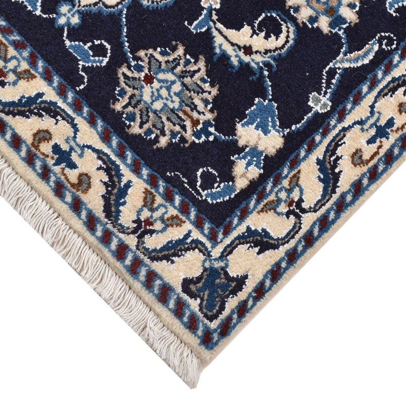 Perserteppich - Nain - 90 x 62 cm - dunkelblau