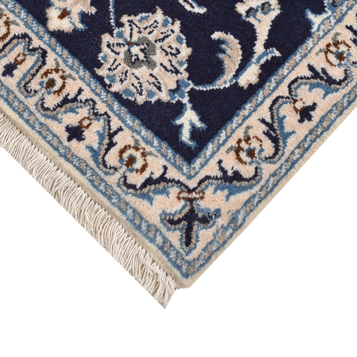 Perserteppich - Nain - 89 x 57 cm - dunkelblau