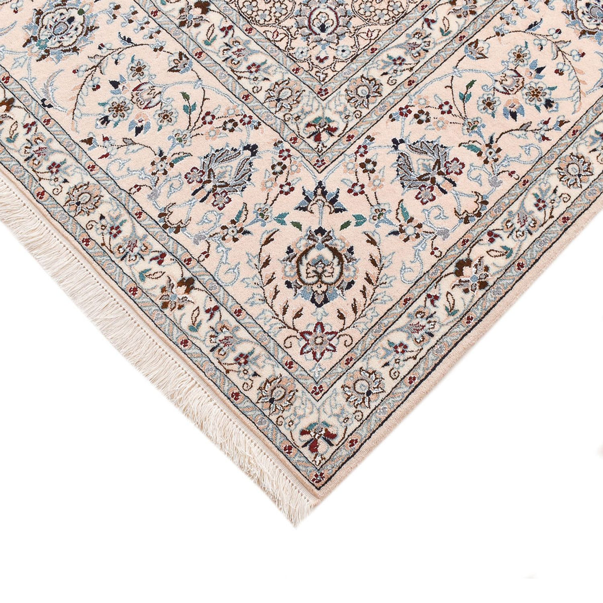 Perserteppich - Nain - Premium quadratisch - 206 x 206 cm - dunkelblau