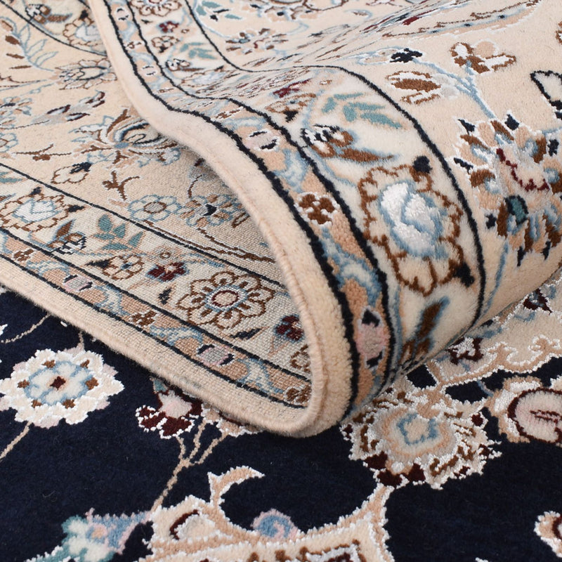 Perserteppich - Nain - Premium - 237 x 158 cm - dunkelblau