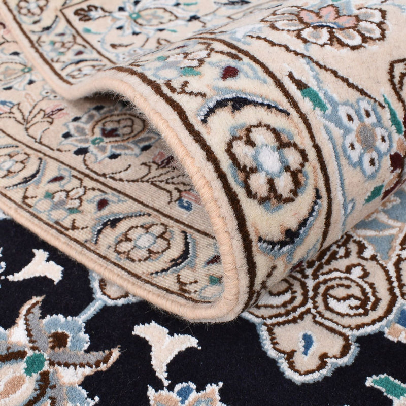 Perserteppich - Nain - Royal - 250 x 153 cm - dunkelblau