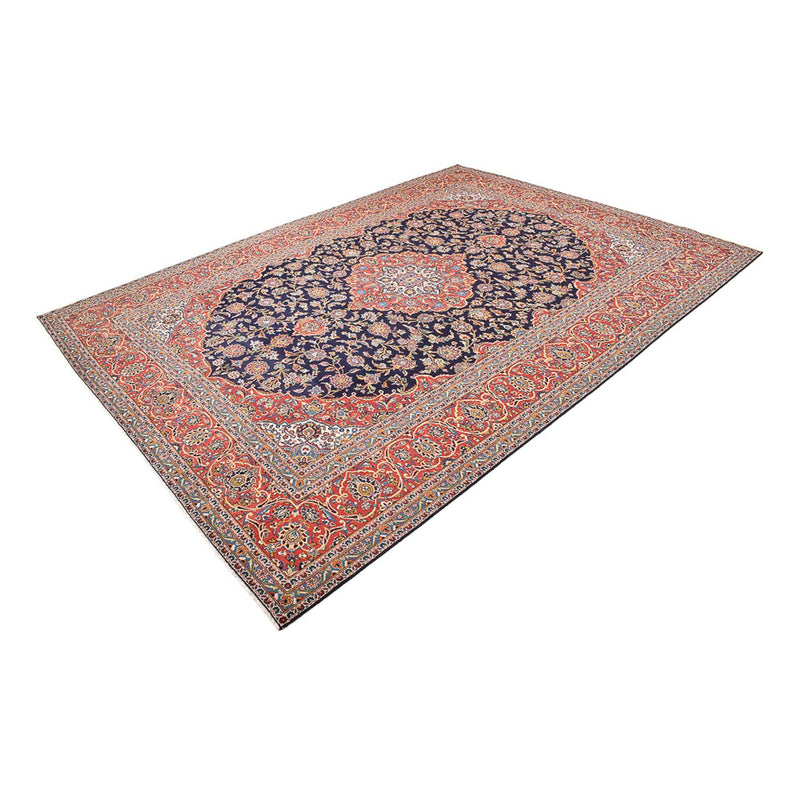 Perserteppich - Keshan - 398 x 295 cm - dunkelblau