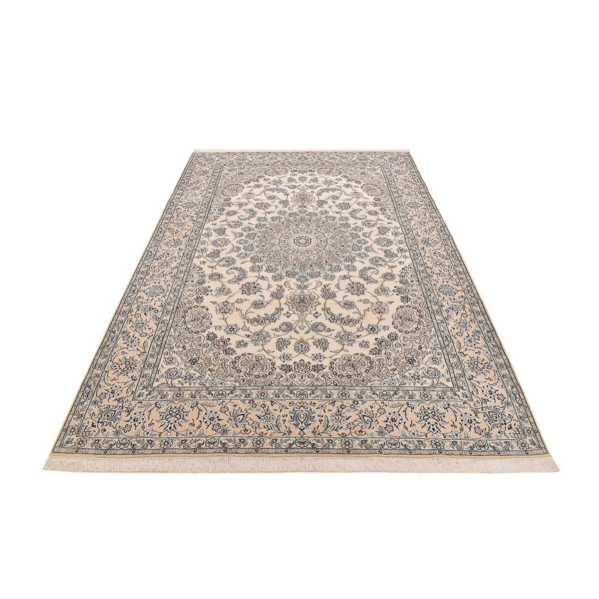 Perserteppich - Nain - Royal - 307 x 207 cm - weiß