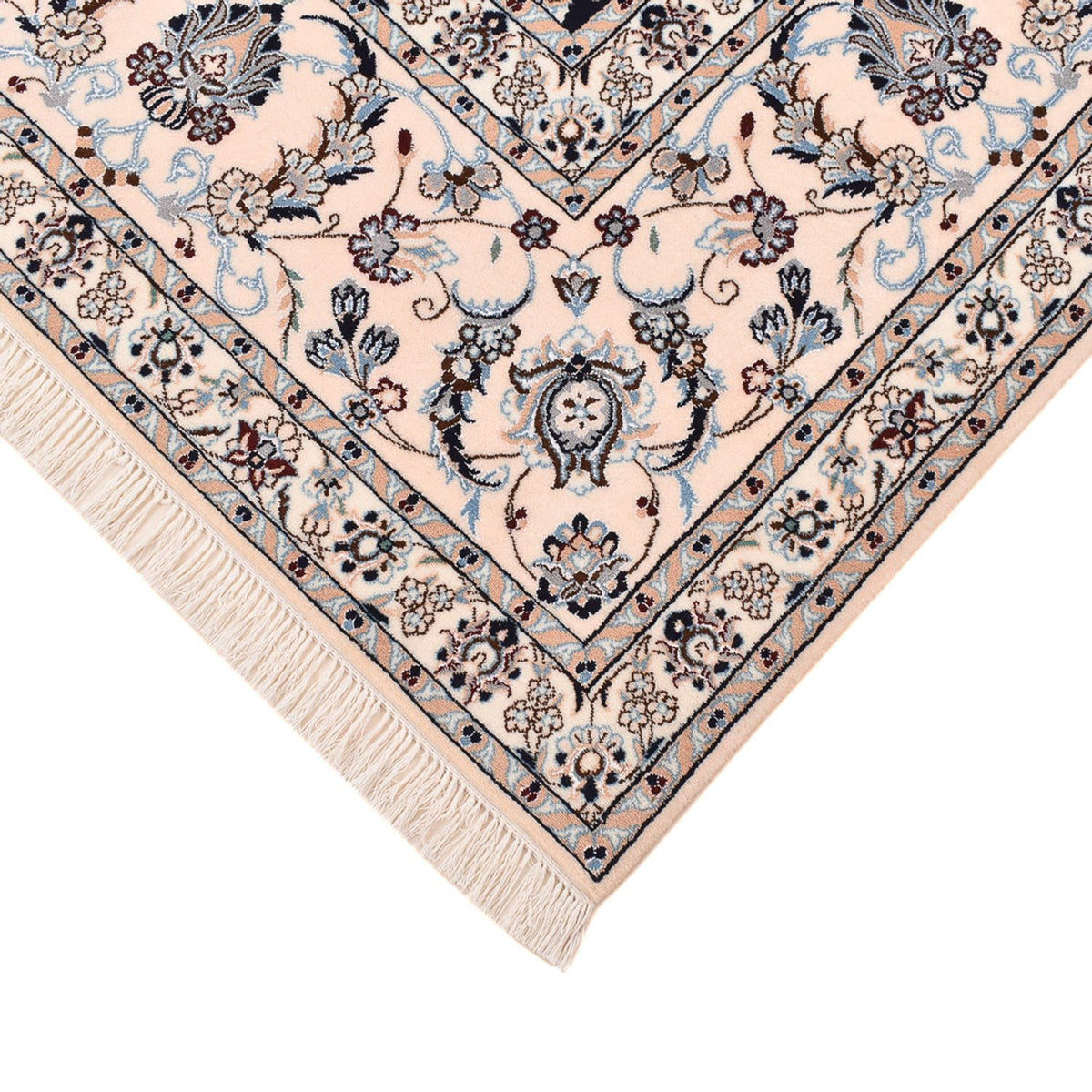 Perserteppich - Nain - Premium quadratisch - 246 x 250 cm - dunkelblau