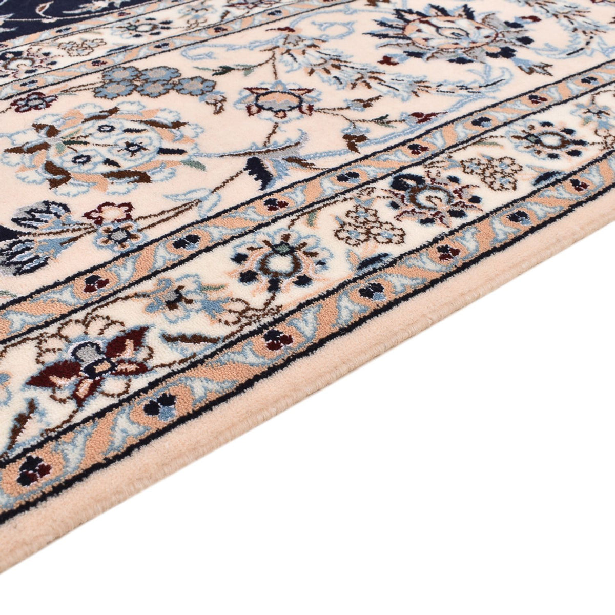 Perserteppich - Nain - Premium quadratisch - 246 x 250 cm - dunkelblau