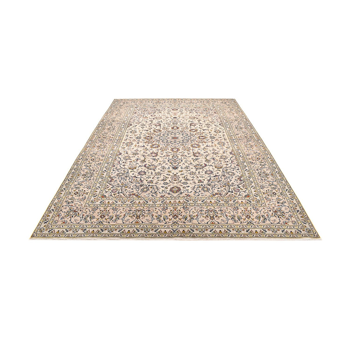 Perserteppich - Keshan - 342 x 245 cm - hellbeige