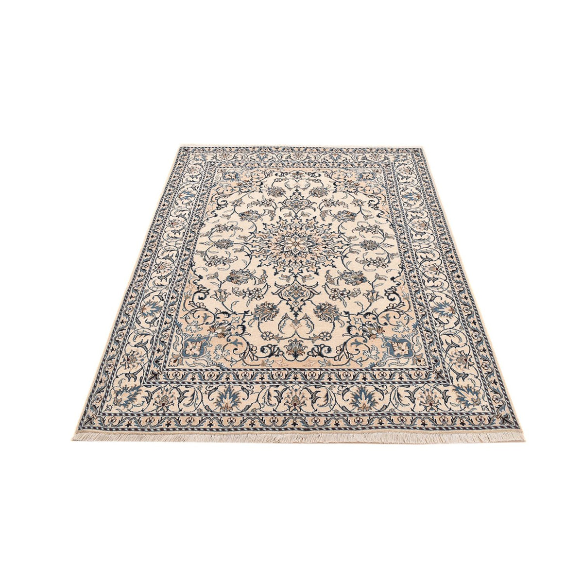 Perserteppich - Nain - 209 x 146 cm - hellbeige