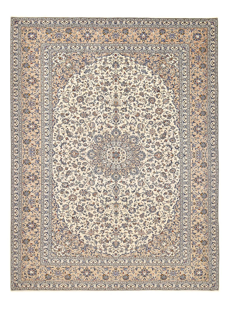 Perserteppich - Keshan - 405 x 295 cm - dunkelbeige