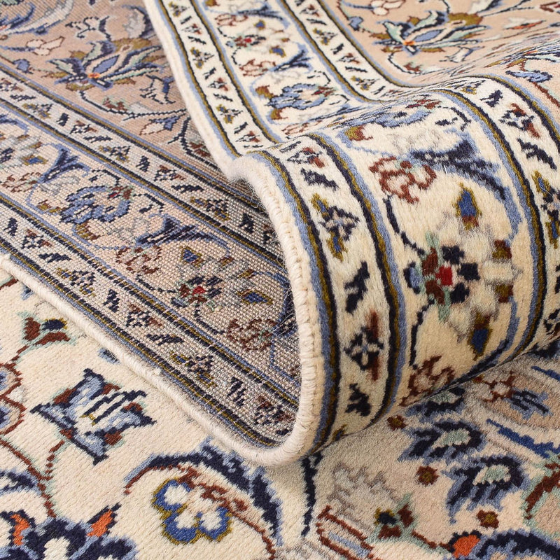 Perserteppich - Keshan - 405 x 295 cm - dunkelbeige