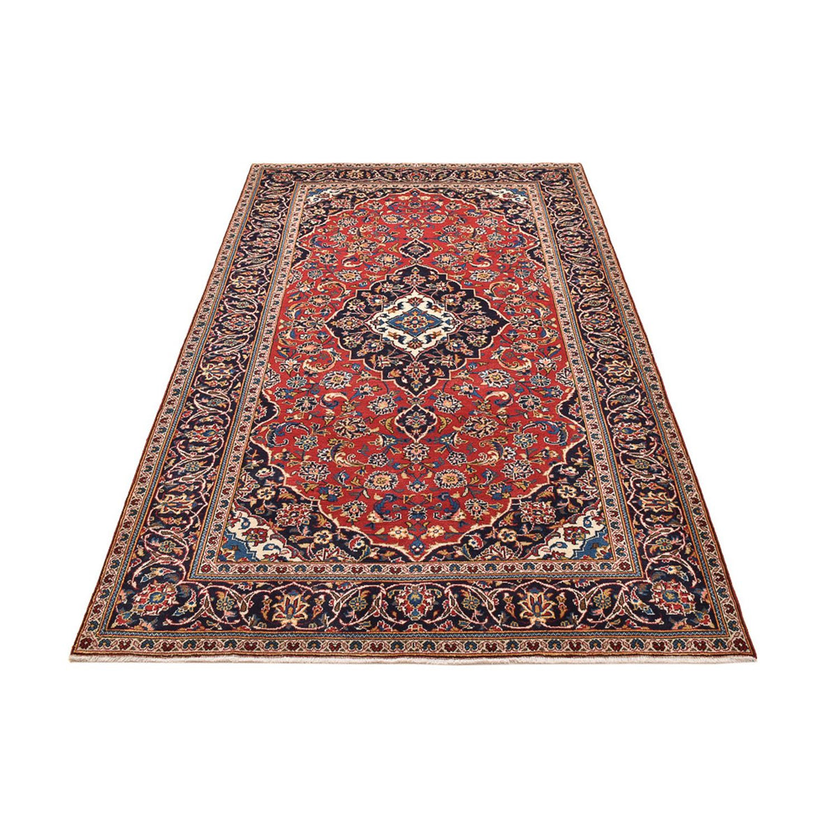 Perserteppich - Keshan - 260 x 146 cm - rot