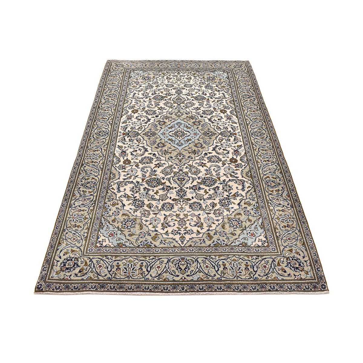 Perserteppich - Keshan - 254 x 145 cm - sand