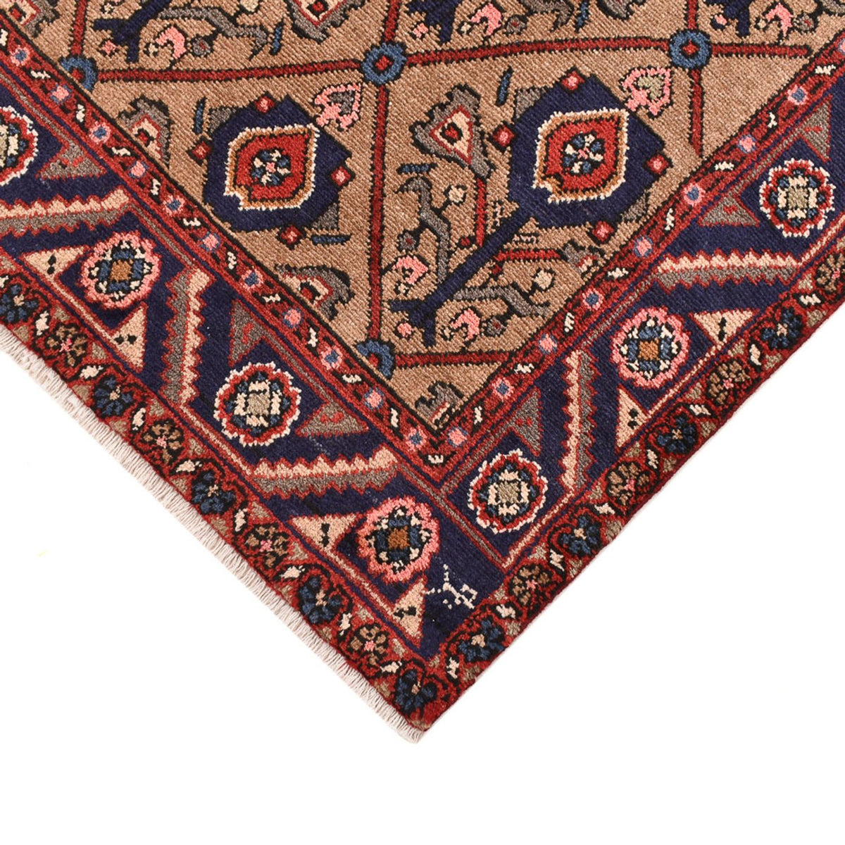 Läufer Perser - Nomadic - 223 x 128 cm - dunkelbeige