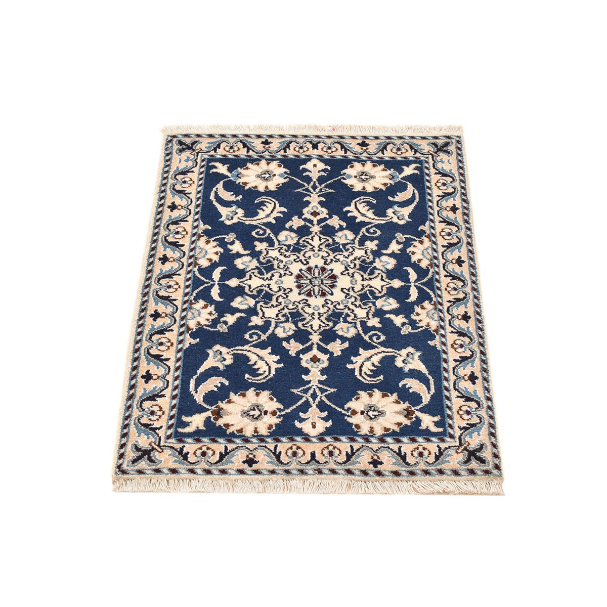 Perserteppich - Nain - 85 x 60 cm - blau