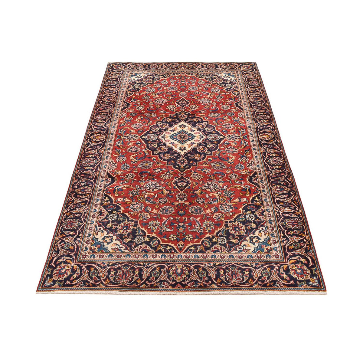 Perserteppich - Keshan - 243 x 140 cm - rot