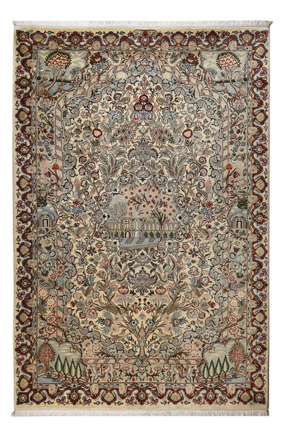 Keshan Teppich 201x301cm - Perserteppich