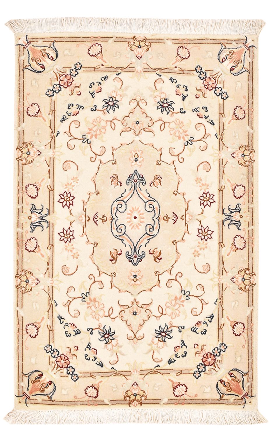Perserteppich - Täbriz - Royal - 90 x 60 cm - hellbeige