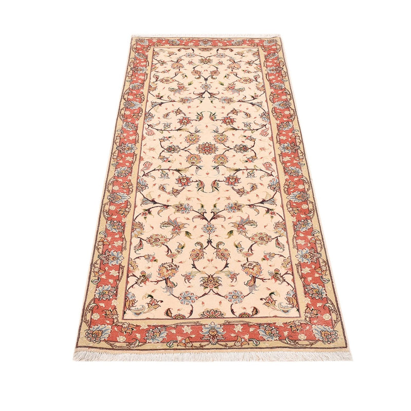 Läufer Perser - Täbriz - Royal - 204 x 80 cm - beige